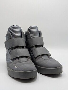 Nike Shoes Men's 9.5 Gray High-Top Strap Sneakers Flystepper 2K3